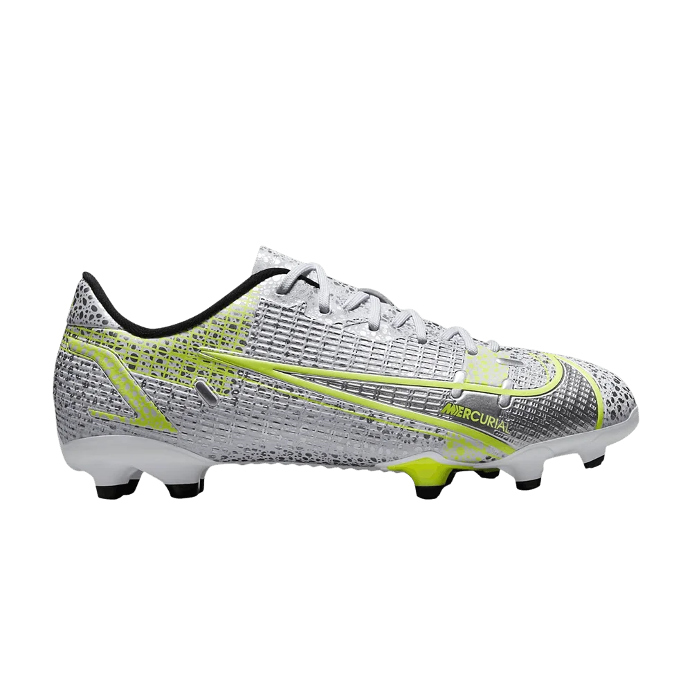 Кроссовки Nike Mercurial Vapor 14 Academy FG MG GS 'Metallic Silver Volt'
