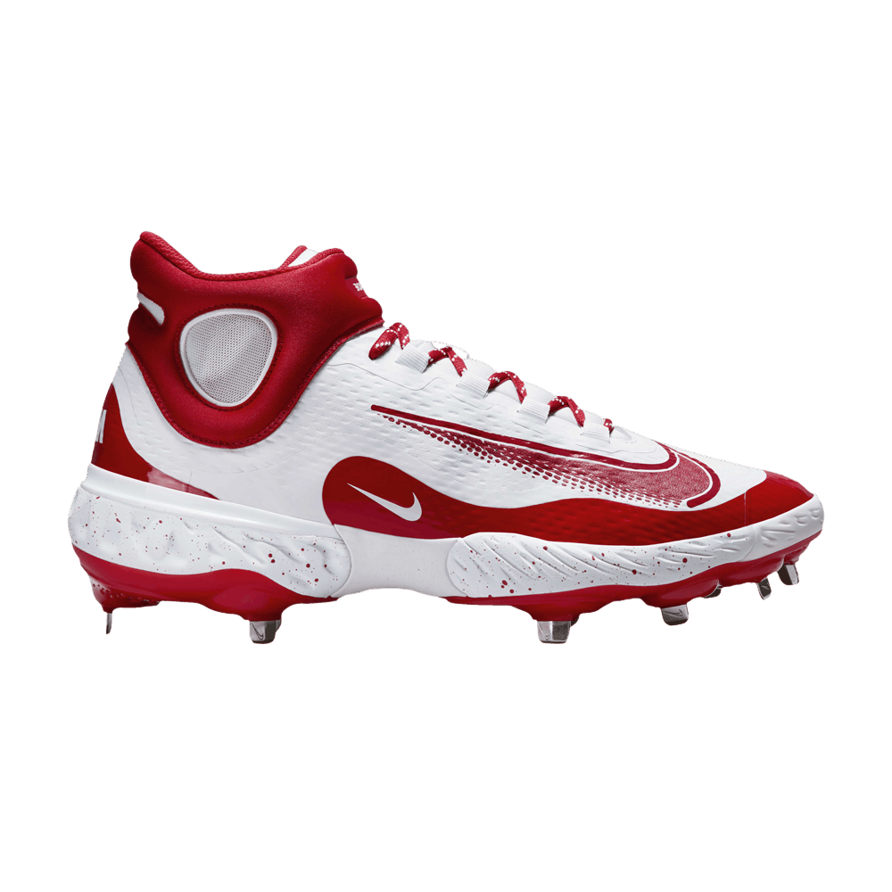 Кроссовки Nike Alpha Huarache Elite 4 Mid 'White University Red'