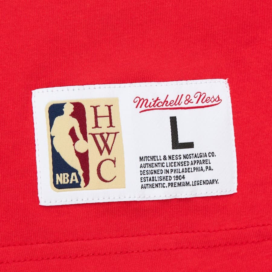 Футболка Mitchell & Ness Red Denver Nuggets Team OG 3.0 Vintage T-Shirt