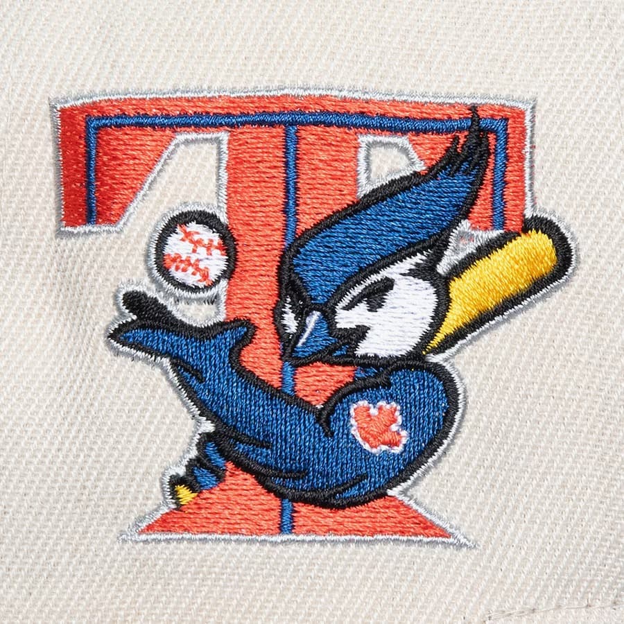Бейсболка Mitchell & Ness White Toronto Blue Jays Cooperstown Collection Speed Zone Snapback Hat