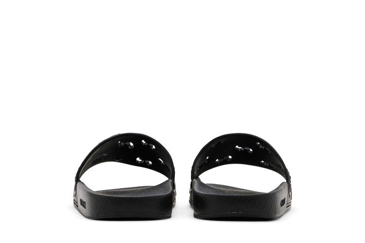 Кроссовки Gucci Wmns Rubber GG Slide 'Black'