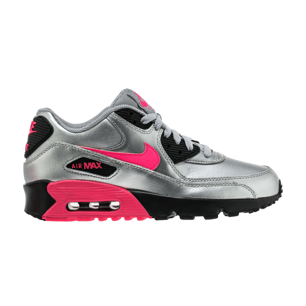 Кроссовки Nike Air Max 90 LTR GS 'Metallic Silver Pink'