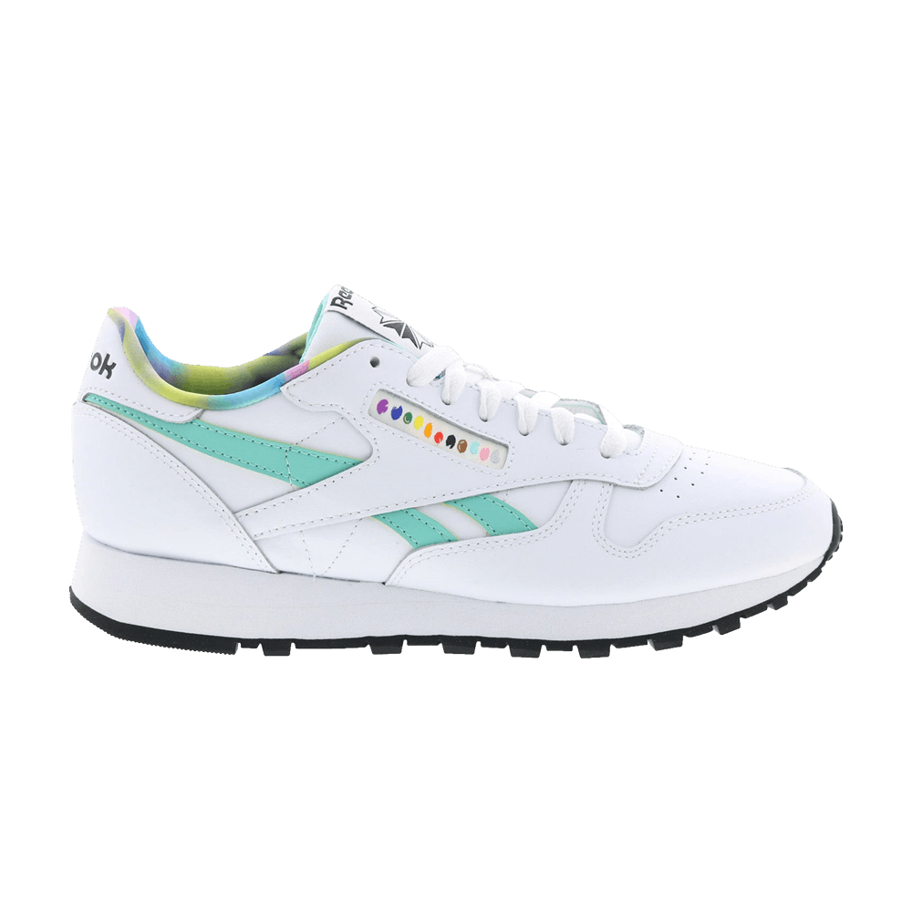 Кроссовки Reebok Classic Leather 'White Semi Classic Teal'