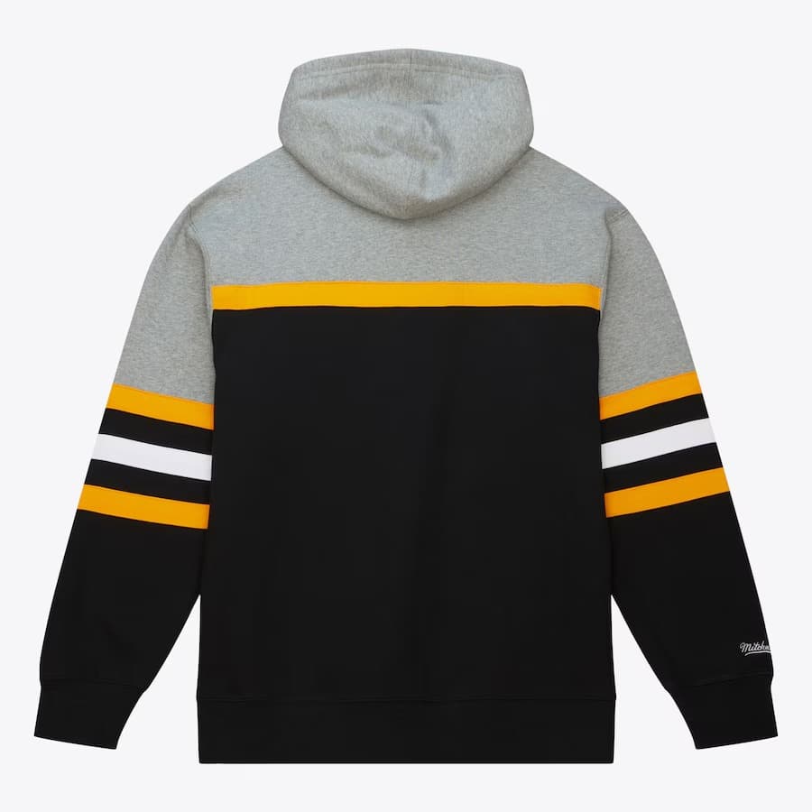 Худи Mitchell & Ness Black Pittsburgh Penguins Head Coach Pullover Hoodie