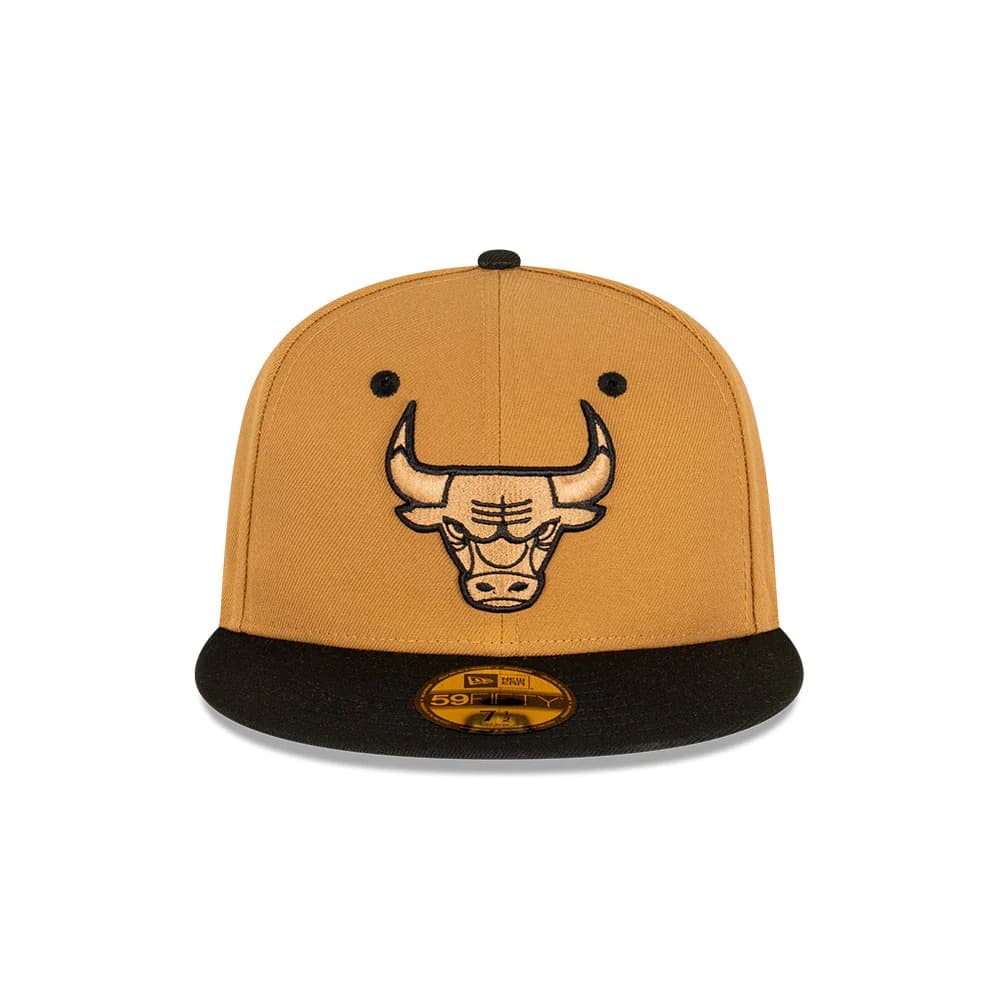 Бейсболка New Era Chicago Bulls Wheat 59FIFTY NBA Fitted Hat