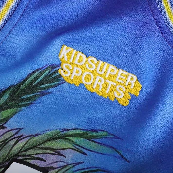 Баскетбольная джерси Miami Heat NBA & KidSuper Studios by Fanatics Hometown Blue Jersey