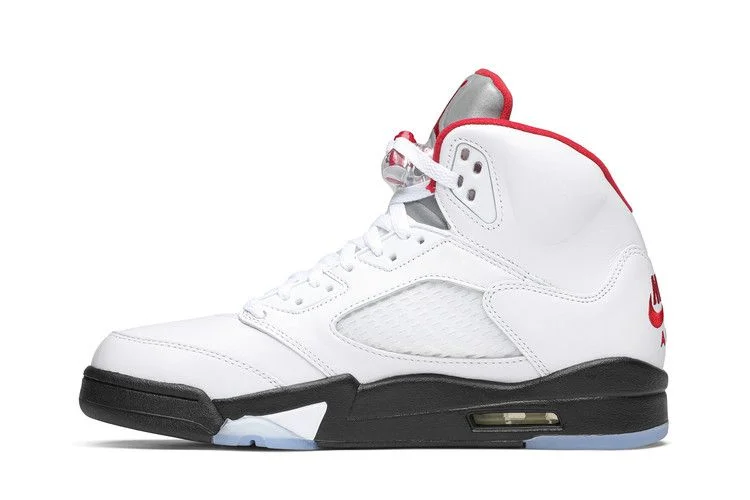Кроссовки Air Jordan 5 Retro 'White Fire Red' 2020