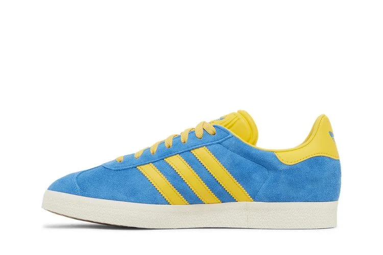 Кроссовки Adidas Gazelle 'Blue Bold Gold'