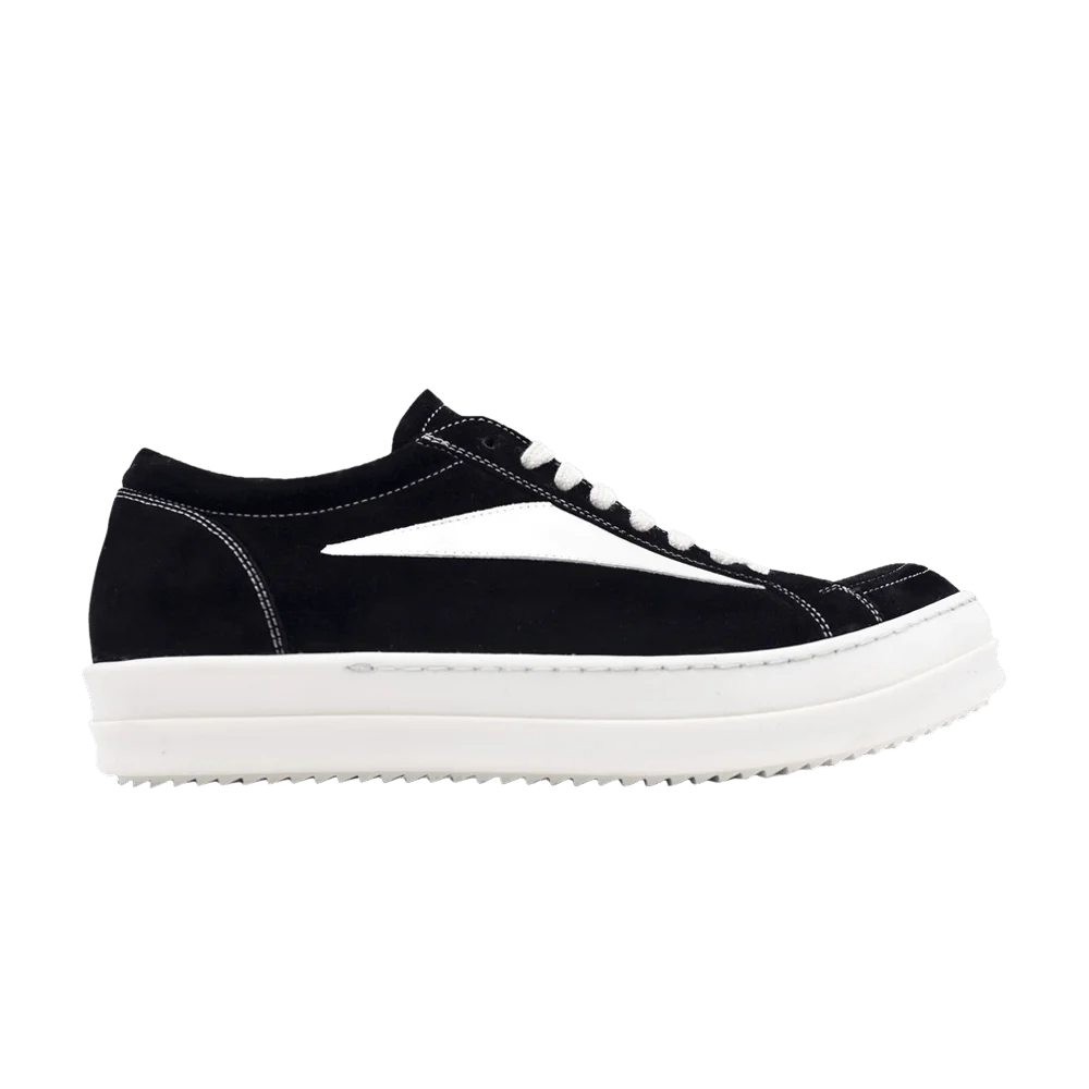 Krossovki-Rick-Owens-Wmns-EDFU-Suede-Leather-Vintage-Low-Black-Milk