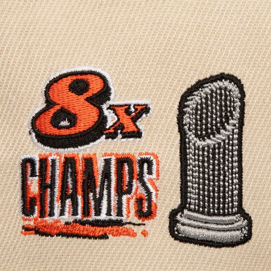 Mitchell-Ness-Oatmeal-San-Francisco-Giants-Legacy-Defined-Pro-Crown-Snapback-Hat-2
