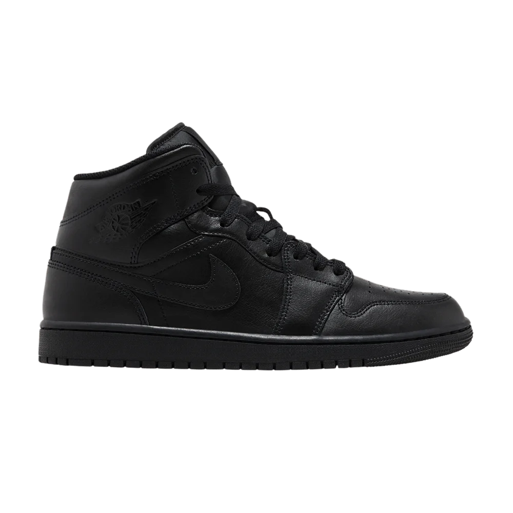 Krossovki-Air-Jordan-1-Mid-Triple-Black-2022