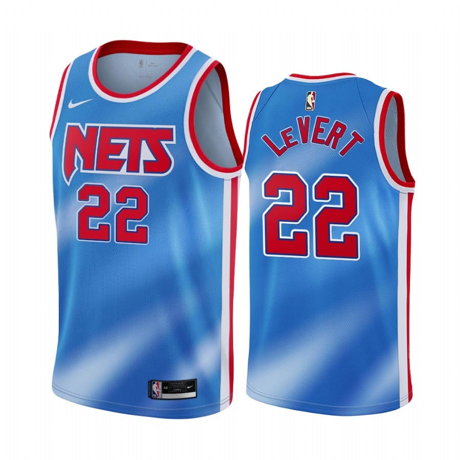 Баскетбольная джерси 2020-21 Brooklyn Nets #22 Caris LeVert Classic Edition Blue Swingman Jersey