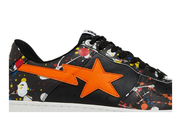 Кроссовки Bapesta Low 'Paint Splatter - Black'