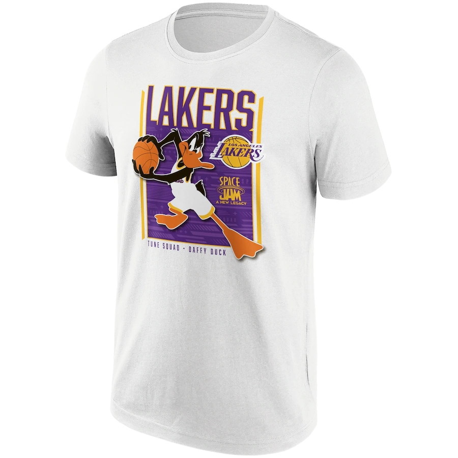 Футболка Los Angeles Lakers Fanatics Branded Space Jam Tune Squad Daffy Duck T-Shirt – Mens
