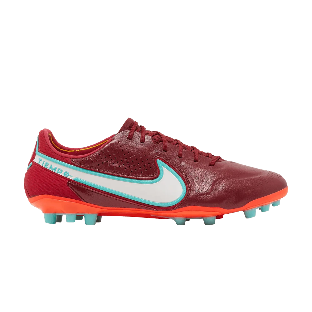 Krossovki-Nike-Tiempo-Legend-9-Elite-AG-Pro-Team-Red-Bright-Crimson