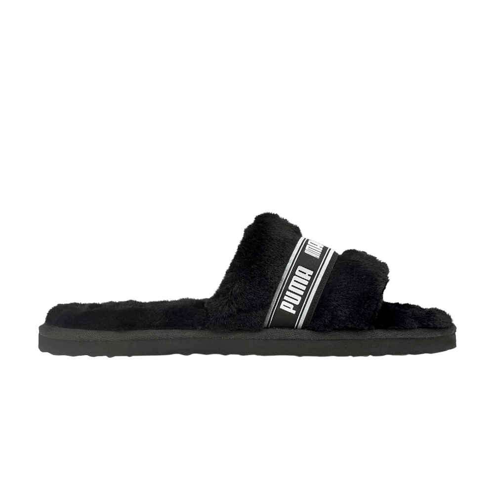 Кроссовки Puma Fluff Slide Jr 'Black'