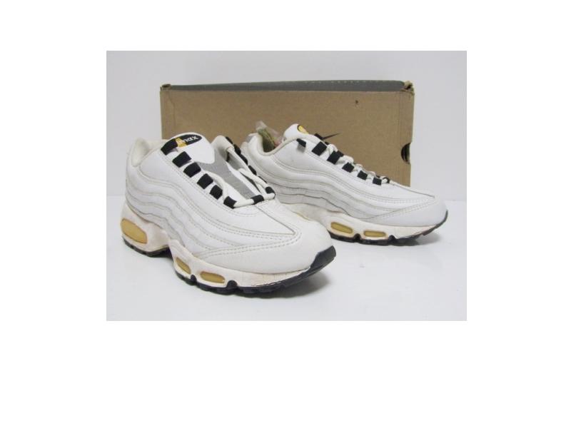 Кроссовки Wmns Nike Air Max 95 Leather White Midas Gold Black
