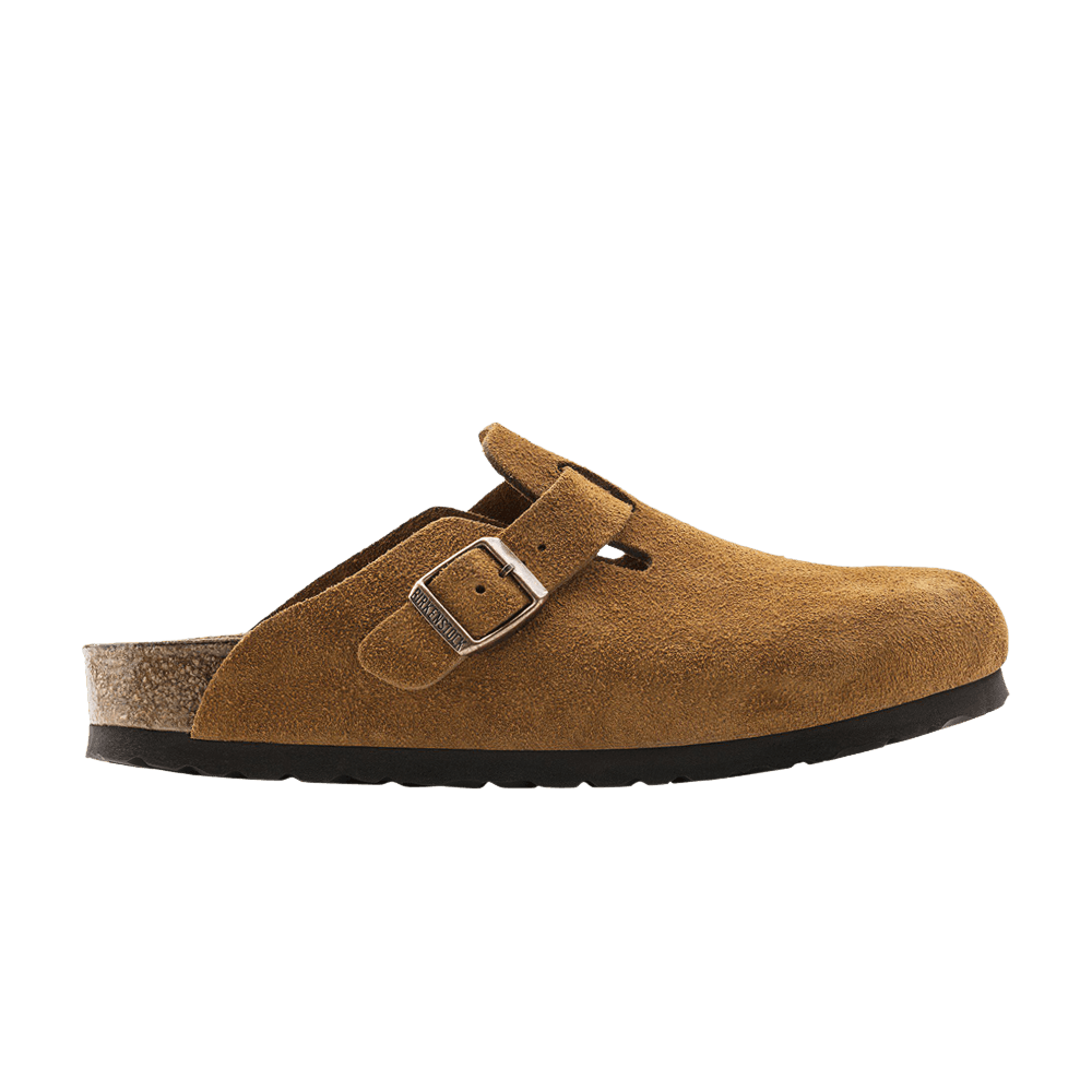Кроссовки Birkenstock Boston Soft Footbed Suede Leather Narrow 'Mink'