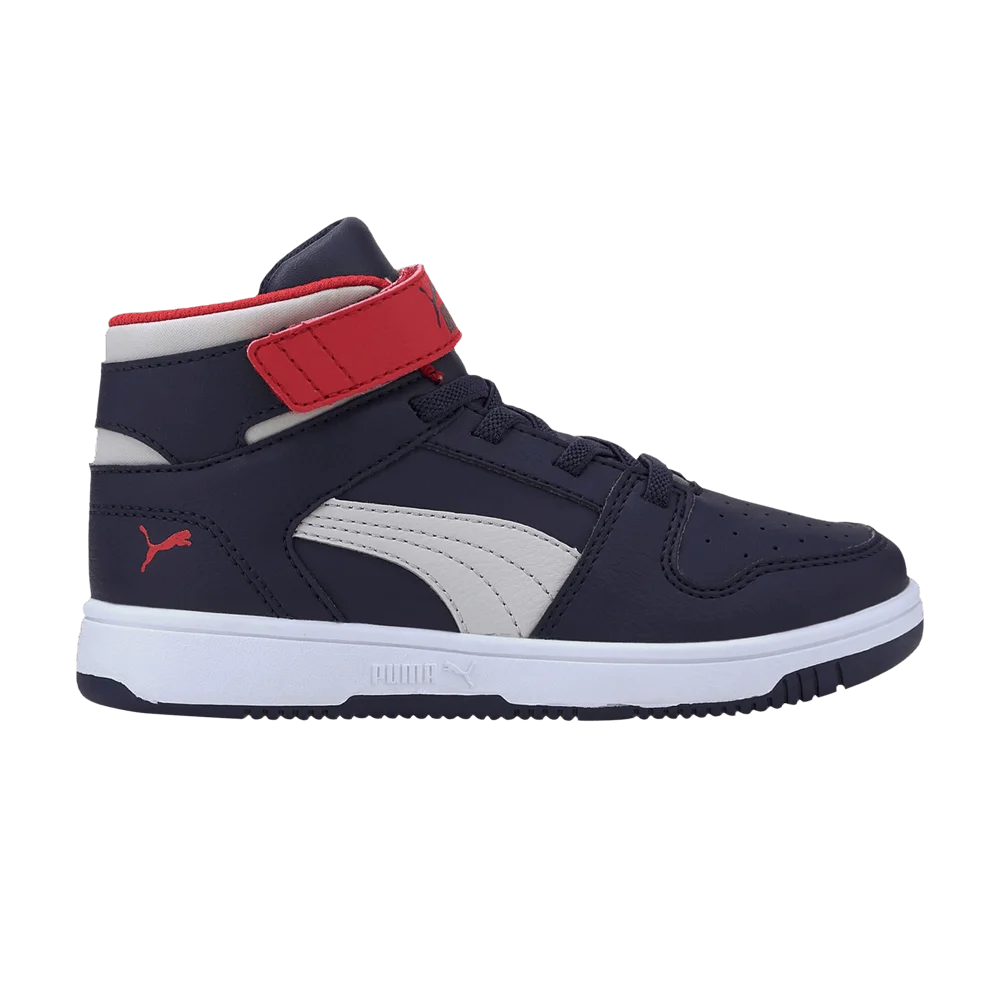 Кроссовки Puma Rebound LayUp Little Kid 'Peacoat High Risk Red'