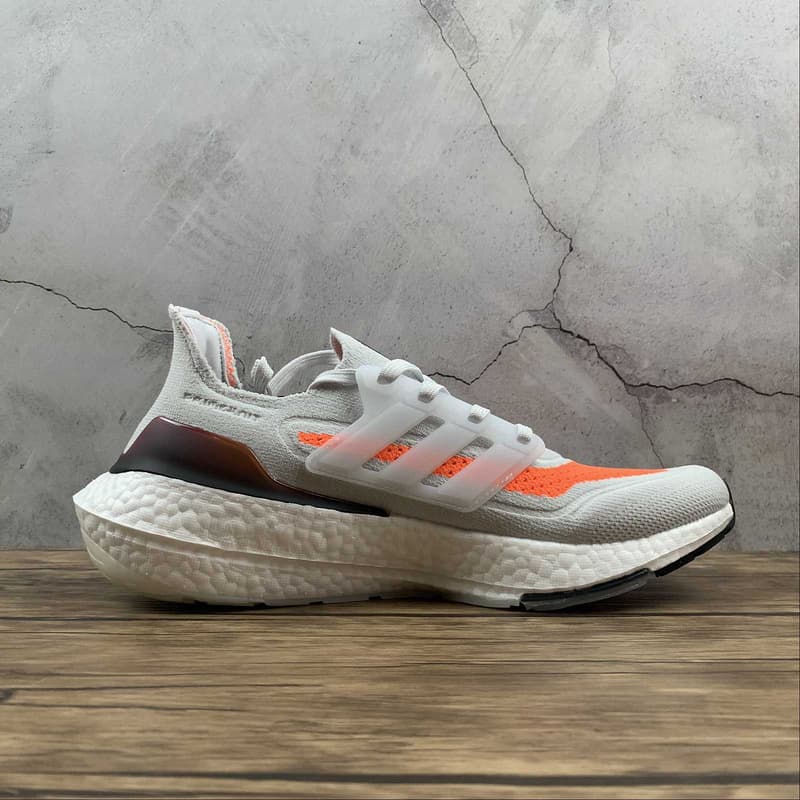 Кроссовки adidas UltraBoost 21 Grey Screaming Orange