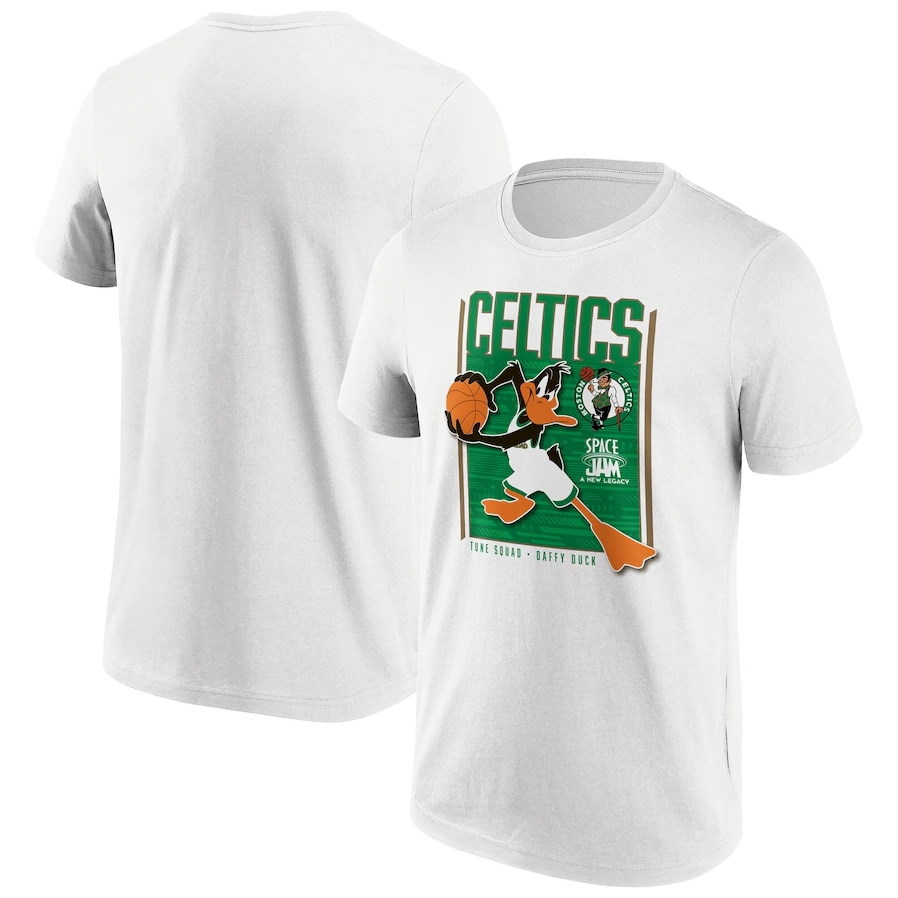 Футболка Boston Celtics Fanatics Branded Space Jam Tune Squad Daffy Duck T-Shirt – Mens