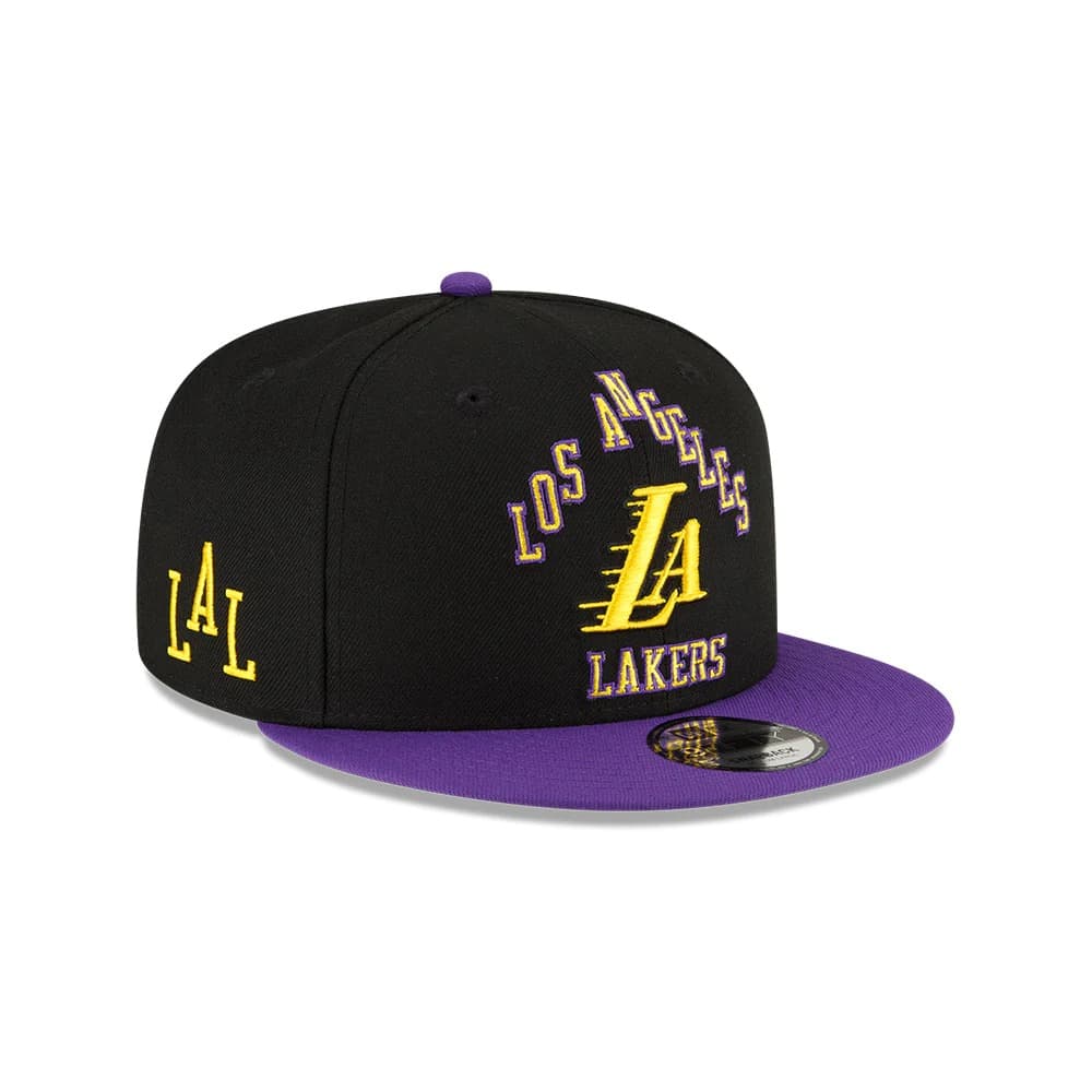 Бейсболка New Era Los Angeles Lakers 9FIFTY 2024 City Edition NBA Snapback Hat