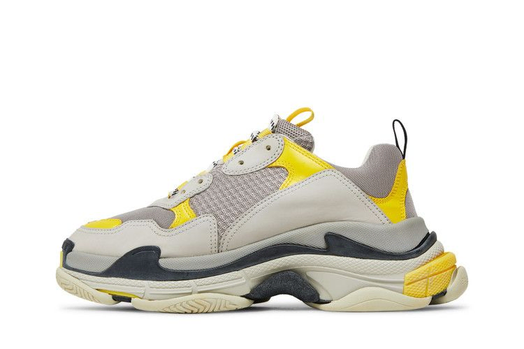 Кроссовки Balenciaga Triple S Sneaker 'Yellow Grey' 2019
