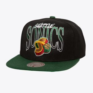 Mitchell-Ness-Black-Seattle-SuperSonics-Hardwood-Classics-Rise-Up-Snapback-Hat-300x300