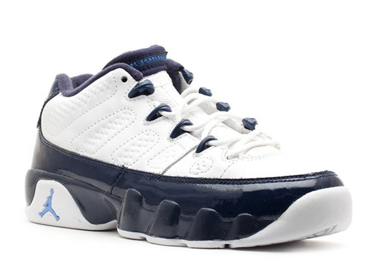 Кроссовки Air Jordan 9 Retro Low White Blue Pearl GS