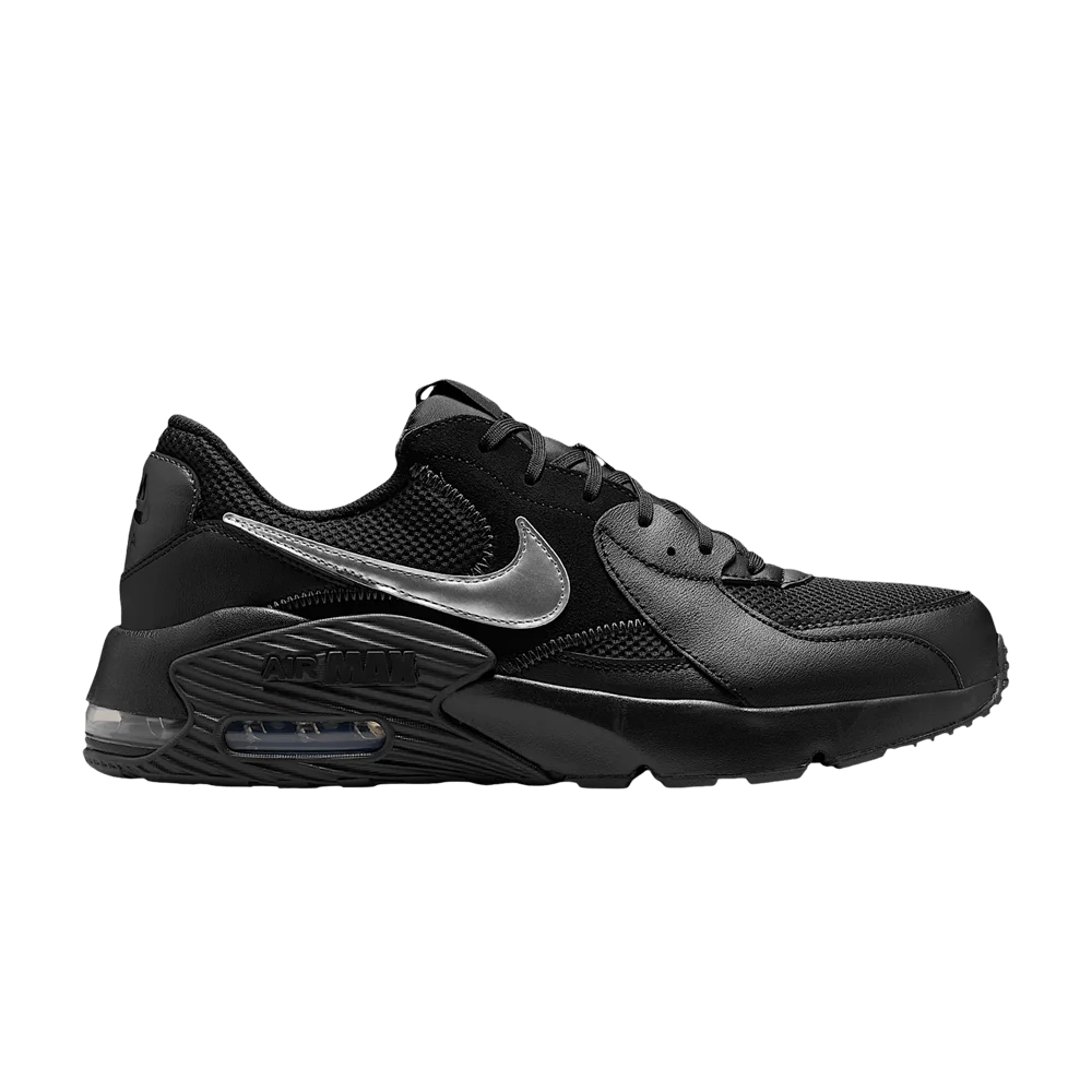 Krossovki-Nike-Air-Max-Excee-Black-Dark-Smoke-Grey-Metallic-Silver