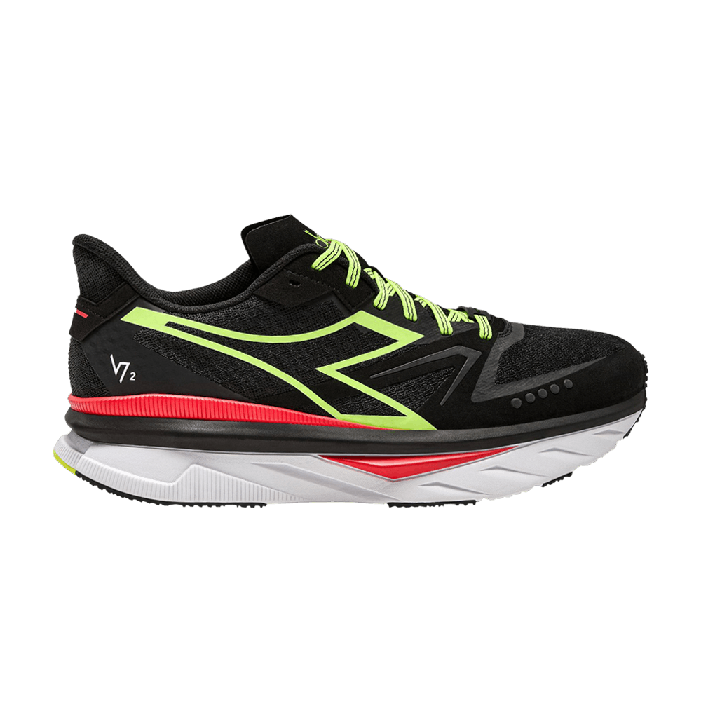Кроссовки Diadora Atomo V7000 2 'Black Yellow Fluo'