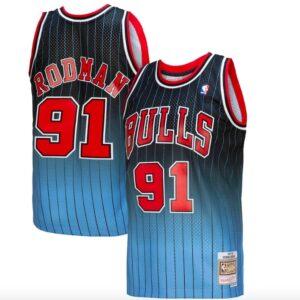 1995-96-Chicago-Bulls-91-Dennis-Rodman-Mitchell-Ness-Fadeaway-BlackLight-Blue-Jersey-1-300x300
