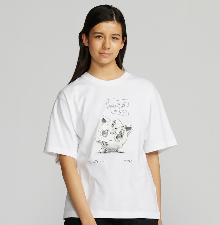 Футболка Daniel Arsham x Pokemon x Uniqlo Crystal Jigglypuff Tee (US Womens Sizing) White