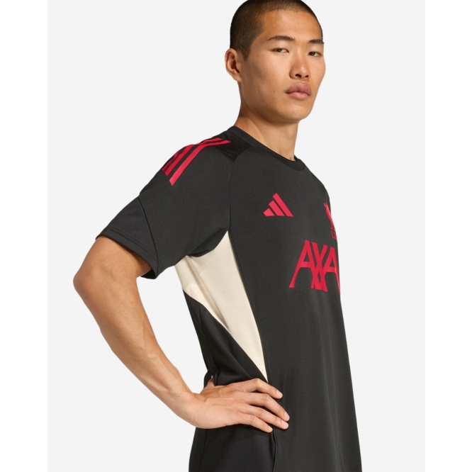 Тренировочное футбольное джерси Liverpool FC adidas Mens 25/26 Domestic Short Sleeve Top Black