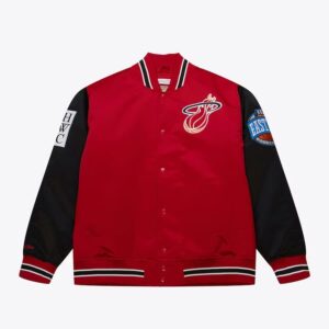 Mitchell-Ness-Red-Miami-Heat-Primetime-Vintage-Satin-Full-Snap-Jacket-300x300