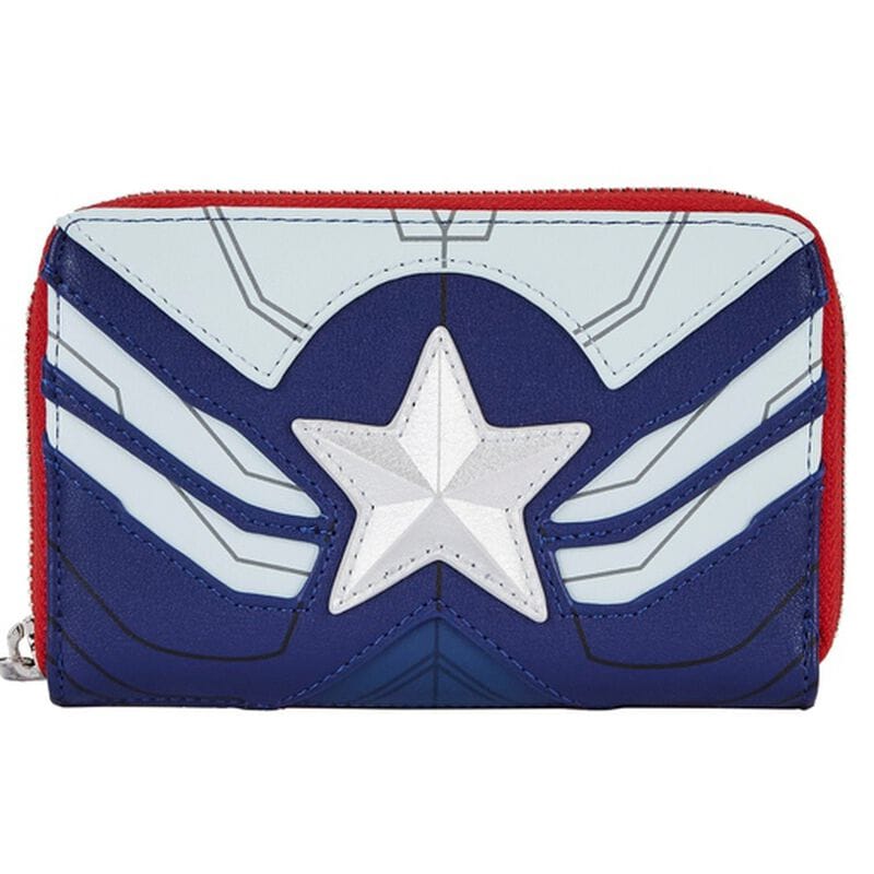 Кошелёк Falcon Captain America Cosplay Zip Around Wallet