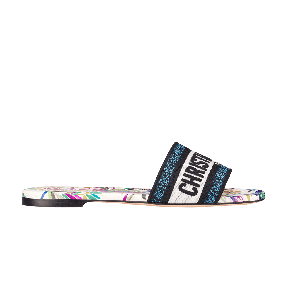 Dior Wmns DWay Slide 'Plan de Paris Motif - White Blue'