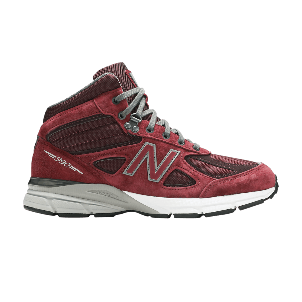 Кроссовки New Balance 990v4 Mid Made in USA 'Burgundy'