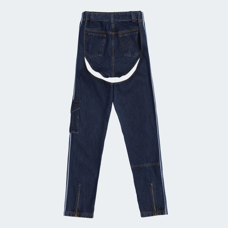 Спортивные штаны adidas Ivy Park Denim Chaps Dark Denim