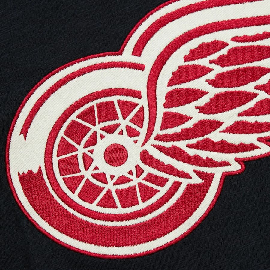Худи Mitchell & Ness Black Detroit Red Wings Legendary Slub Pullover Hoodie
