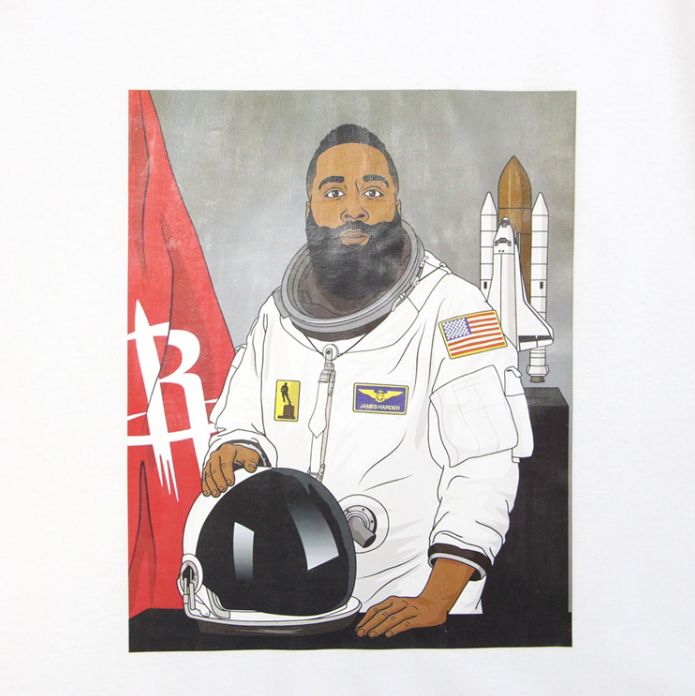 Футболка 2019 James Harden Cosmo Tee White