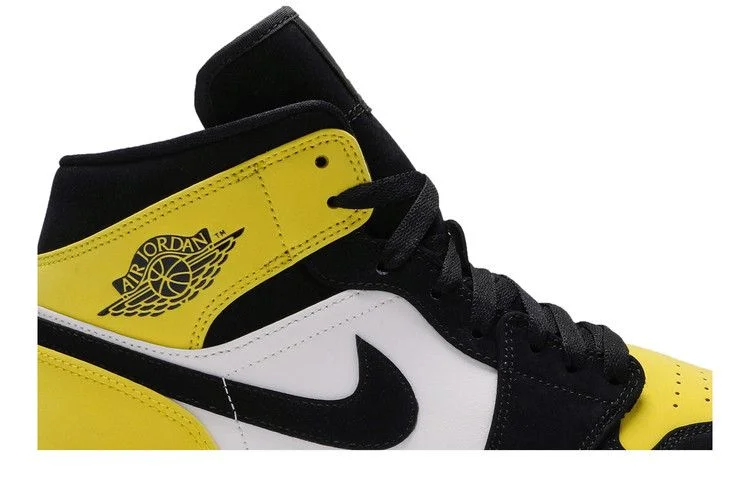 Кроссовки Air Jordan 1 Mid SE 'Yellow Toe'