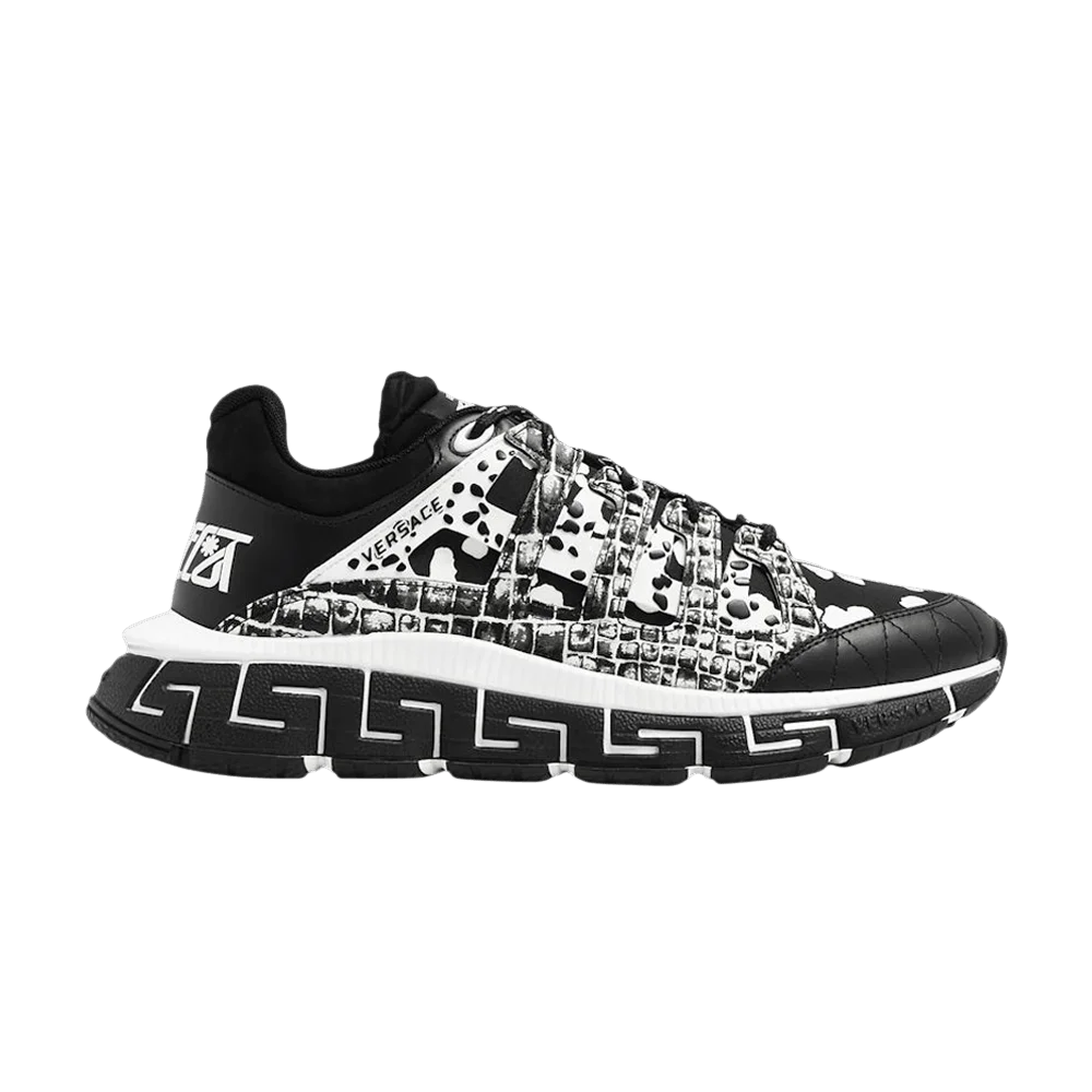 Кроссовки Versace Trigreca 'Black White Print'