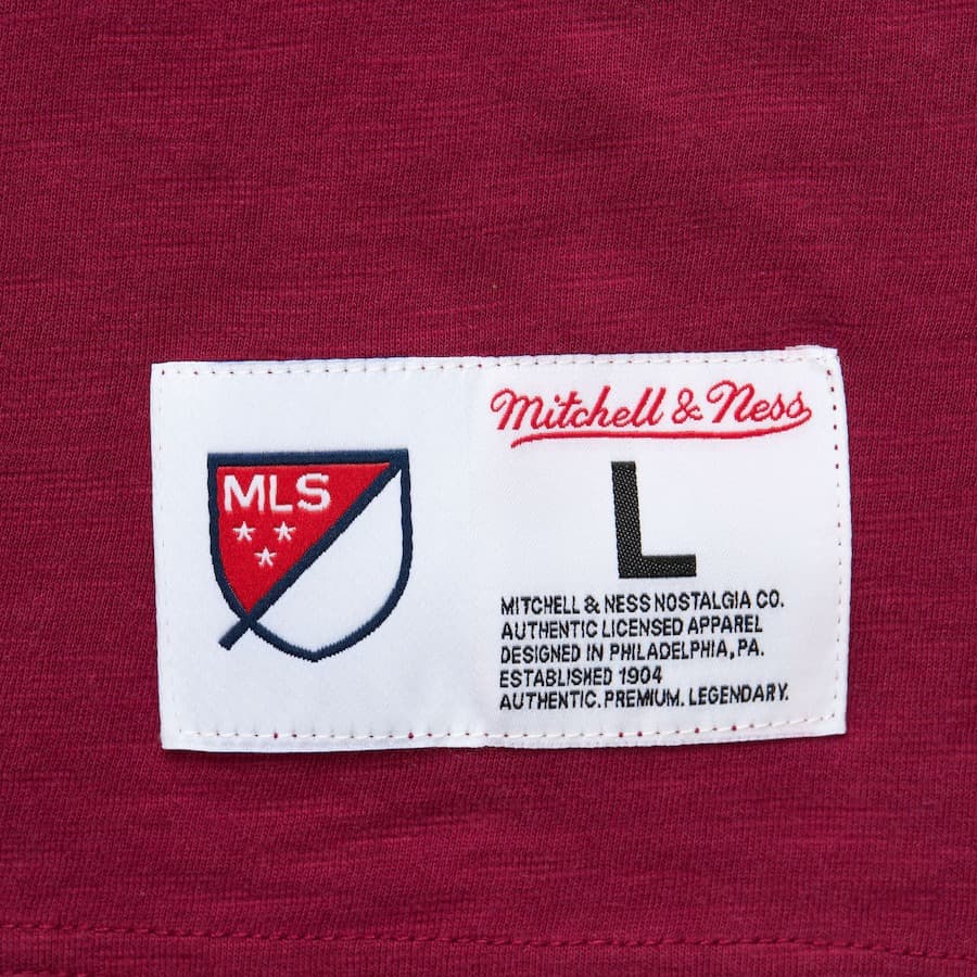 Футболка Mitchell & Ness Burgundy Colorado Rapids Legendary Current Slub T-Shirt
