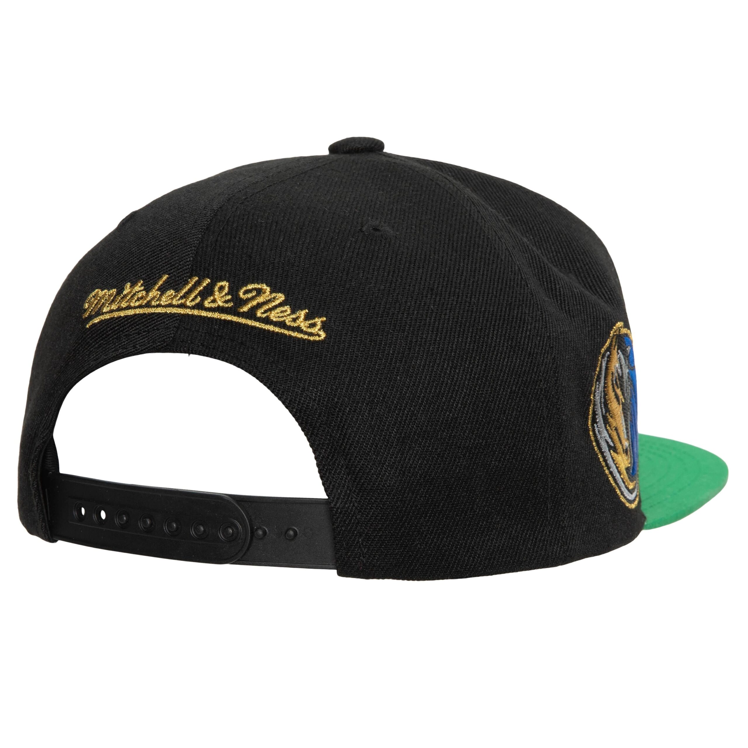 Mitchell-Ness-75th-Anniversary-Gold-Snapback-Dallas-Mavericks-Hat-1-scaled