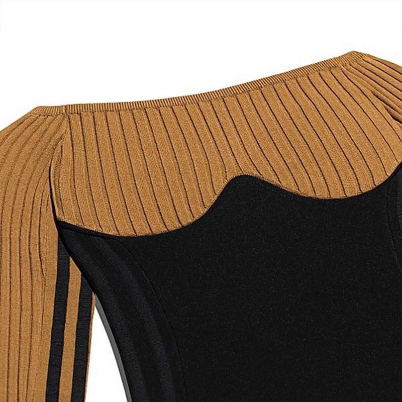 Корсетный комбинезон adidas Ivy Park Long Sleeve Corset Playsuit Black/Mesa