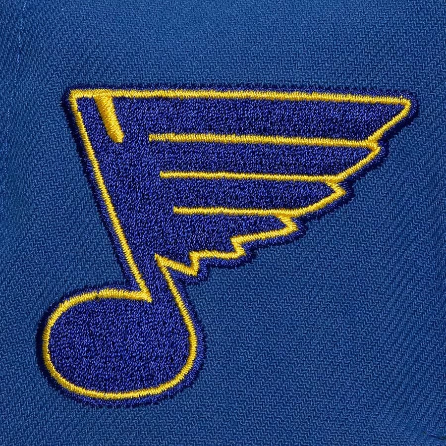 Бейсболка Mitchell & Ness Blue St. Louis Blues Retro Sport Vintage Snapback Hat