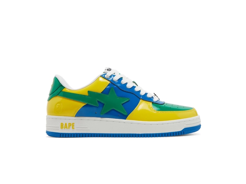 Кроссовки A Bathing Ape Bapesta M1 Brazil