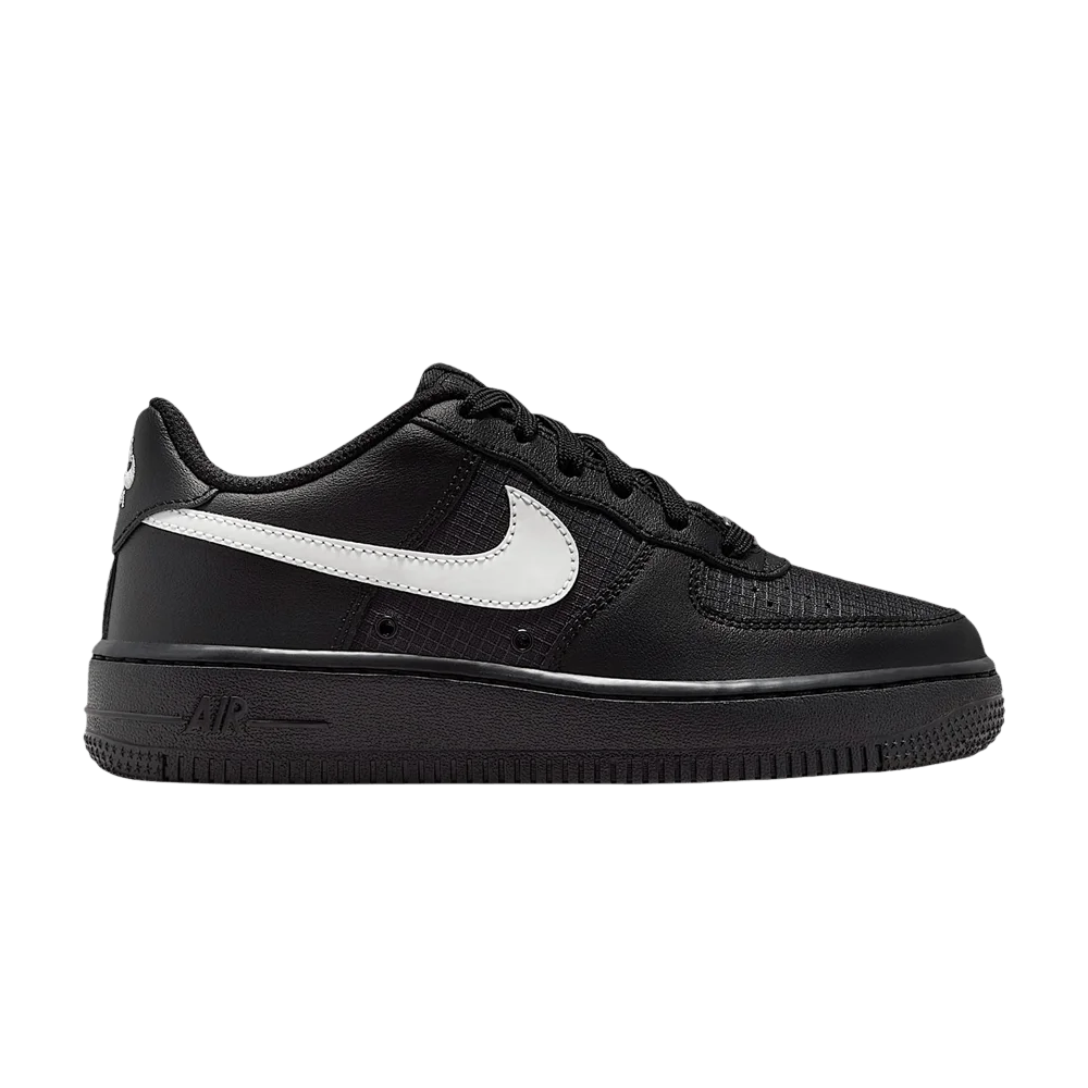 Krossovki-Nike-Air-Force-1-Tech-GS-Black-White