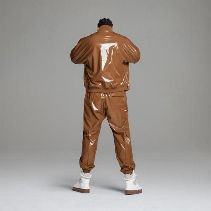 Куртка adidas Ivy Park Latex Track Jacket (All Gender) Wild Brown